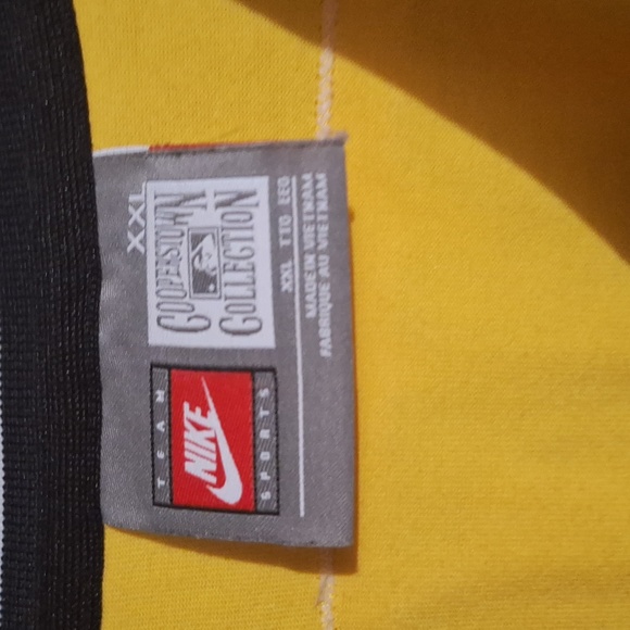 NIKE COOPERSTOWN  COLLECTION PITTSBURGH  PIRATES #21 ROBERTO CLEMENTE JERSEY - Picture 4 of 4